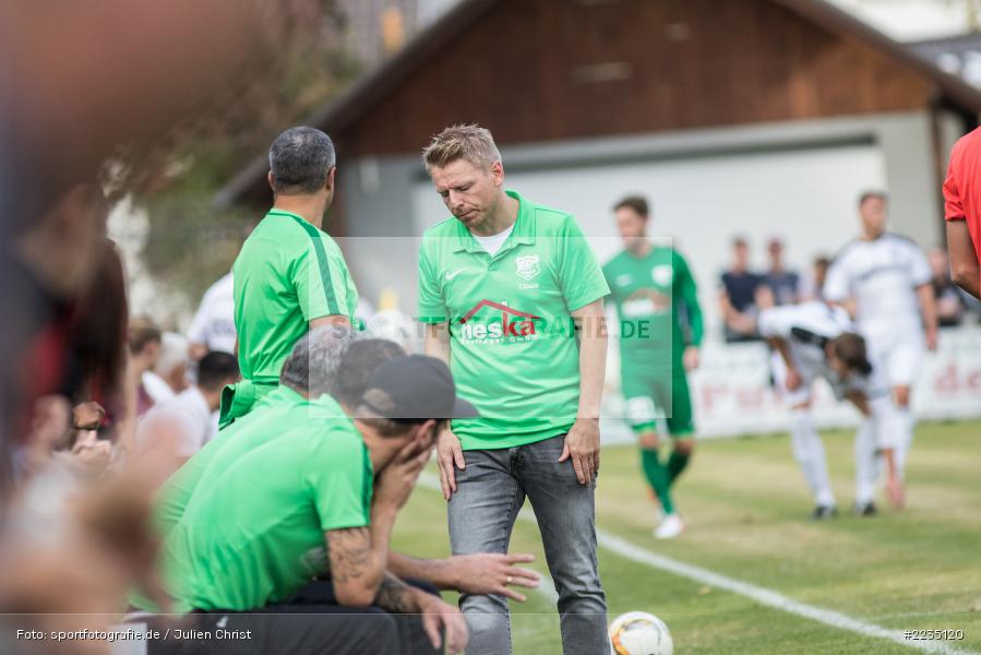 Torsten Zeuch, 06.10.2018, Landesliga Nordwest, SV Alemannia Haibach, TSV Karlburg - Bild-ID: 2235120