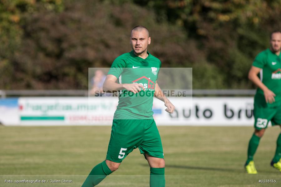 Marco Wadel, 06.10.2018, Landesliga Nordwest, SV Alemannia Haibach, TSV Karlburg - Bild-ID: 2235136
