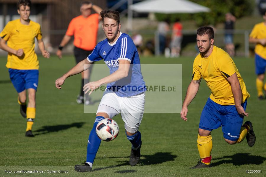 Michael Gehrling-Kolbe, Maximilian Franz, 13.10.2018, Kreisklasse Würzburg, SV Sendelbach-Steinbach, FV Wernfeld/Adelsberg - Bild-ID: 2235531