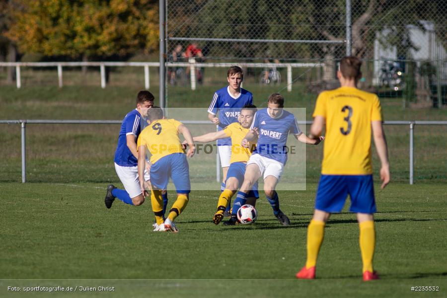 Felix Schmitt, Yannic Mälzer, 13.10.2018, Kreisklasse Würzburg, SV Sendelbach-Steinbach, FV Wernfeld/Adelsberg - Bild-ID: 2235532