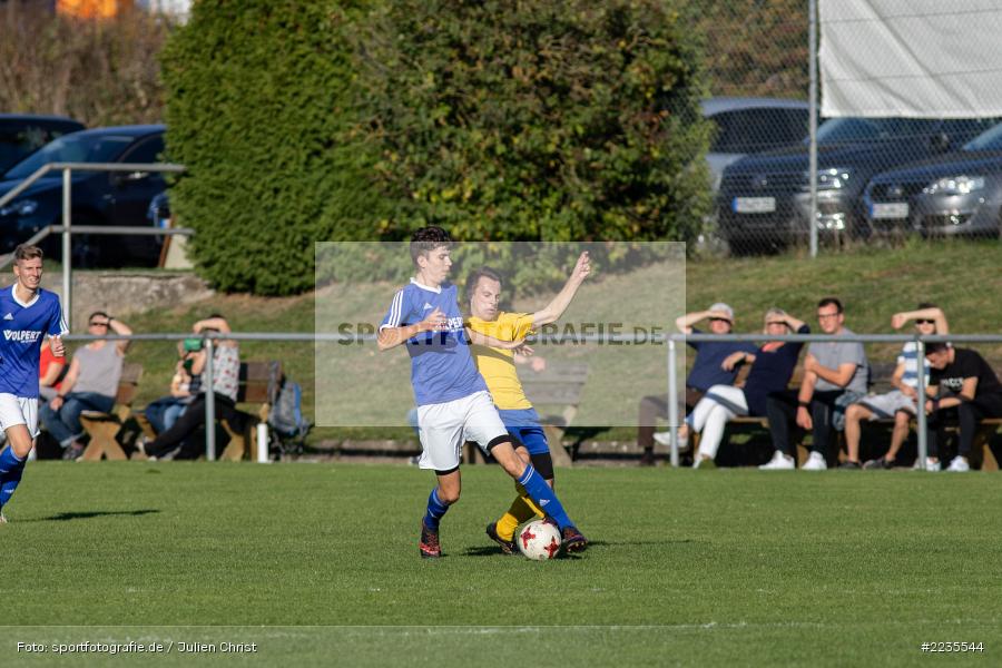 Michael Riedmann, Tobias Neubauer, 13.10.2018, Kreisklasse Würzburg, SV Sendelbach-Steinbach, FV Wernfeld/Adelsberg - Bild-ID: 2235544