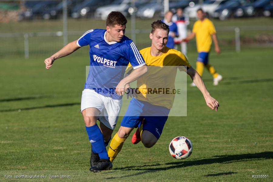 Lars Stegerwald, Dylan Wells, 13.10.2018, Kreisklasse Würzburg, SV Sendelbach-Steinbach, FV Wernfeld/Adelsberg - Bild-ID: 2235551