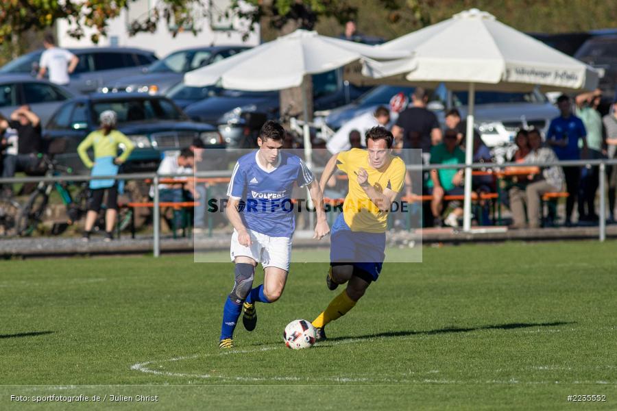 Michael Riedmann, Michael Dotter, 13.10.2018, Kreisklasse Würzburg, SV Sendelbach-Steinbach, FV Wernfeld/Adelsberg - Bild-ID: 2235552
