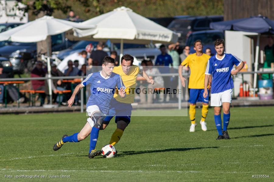 Michael Riedmann, Michael Dotter, 13.10.2018, Kreisklasse Würzburg, SV Sendelbach-Steinbach, FV Wernfeld/Adelsberg - Bild-ID: 2235554