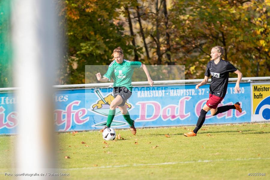 Ines Wagner, Judith Seitz, 21.10.2018, Frauen Bezirksliga 01, FVgg Kickers Aschaffenburg 2, FV Karlstadt - Bild-ID: 2235584