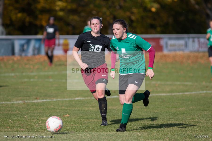 Lisa Steinbach, Davina Dahelm, 21.10.2018, Frauen Bezirksliga 01, FVgg Kickers Aschaffenburg 2, FV Karlstadt - Bild-ID: 2235588
