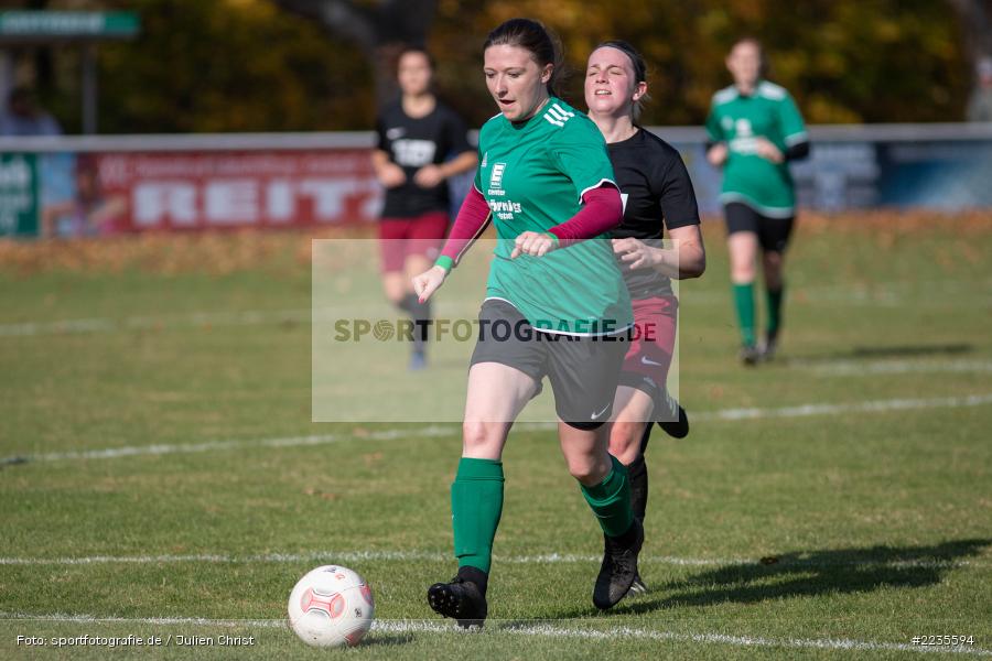 Davina Dahelm, Lisa Steinbach, 21.10.2018, Frauen Bezirksliga 01, FVgg Kickers Aschaffenburg 2, FV Karlstadt - Bild-ID: 2235594