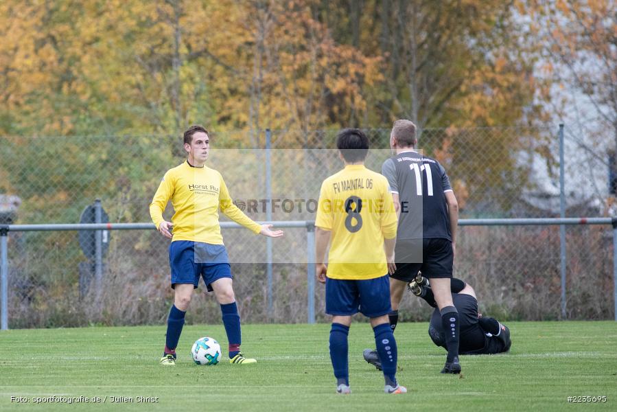 Benedikt Langhirt, Jan-Phillip Hamm, A-Klasse Würzburg, 04.11.2018, SG Eußenheim-Gambach, FV Maintal - Bild-ID: 2235695