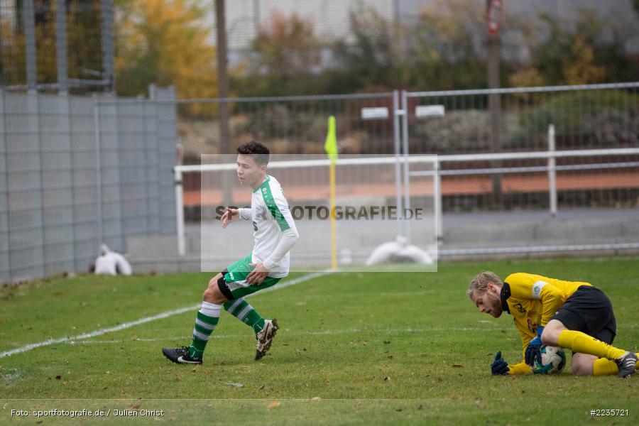 Manuel Schneider, Kai Belz, 04.11.2018, Bezirksliga West, TuS 1893 Aschaffenburg-Leider, FV Karlstadt - Bild-ID: 2235721 Manuel Schneider, Kai Belz, 04.11.2018, Bezirksliga West, TuS 1893 Aschaffenburg-Leider, FV Karlstadt - Bild-ID: 2235721