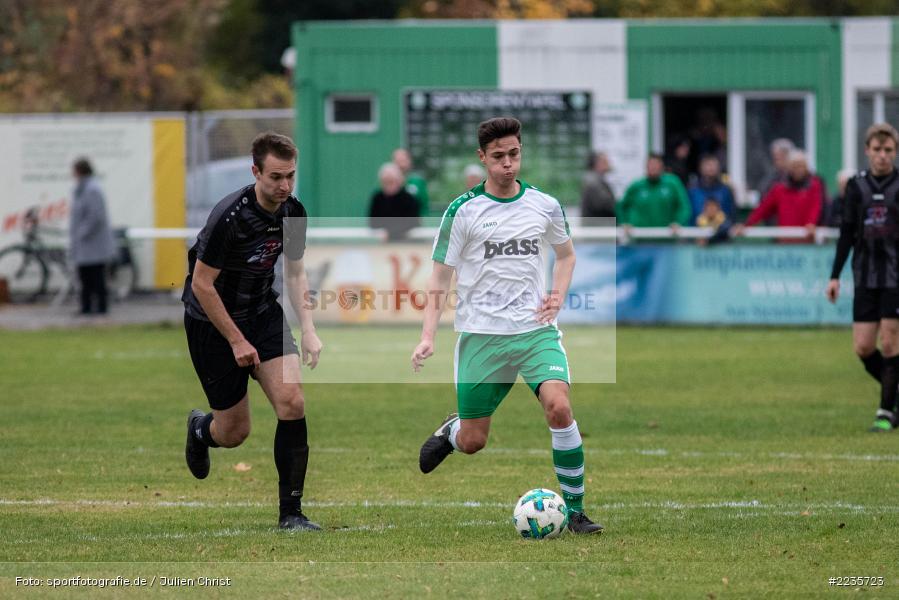 Manuel Schneider, Sven Engelhardt, 04.11.2018, Bezirksliga West, TuS 1893 Aschaffenburg-Leider, FV Karlstadt - Bild-ID: 2235723 Manuel Schneider, Sven Engelhardt, 04.11.2018, Bezirksliga West, TuS 1893 Aschaffenburg-Leider, FV Karlstadt - Bild-ID: 2235723