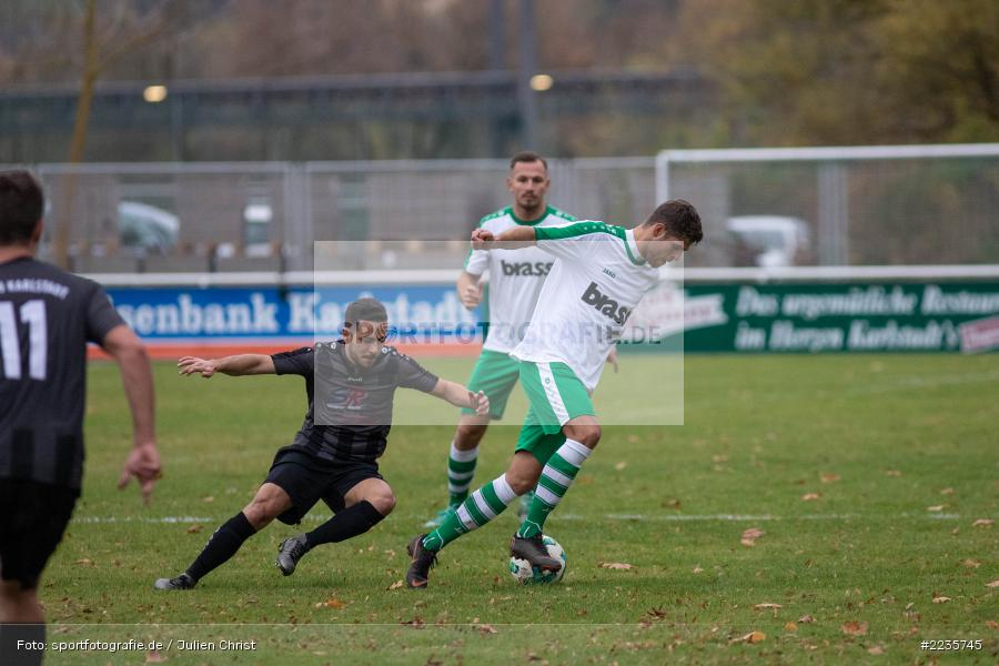 Abdurrahman Marangoz, Frank Urbainczyk, 04.11.2018, Bezirksliga West, TuS 1893 Aschaffenburg-Leider, FV Karlstadt - Bild-ID: 2235745 Abdurrahman Marangoz, Frank Urbainczyk, 04.11.2018, Bezirksliga West, TuS 1893 Aschaffenburg-Leider, FV Karlstadt - Bild-ID: 2235745