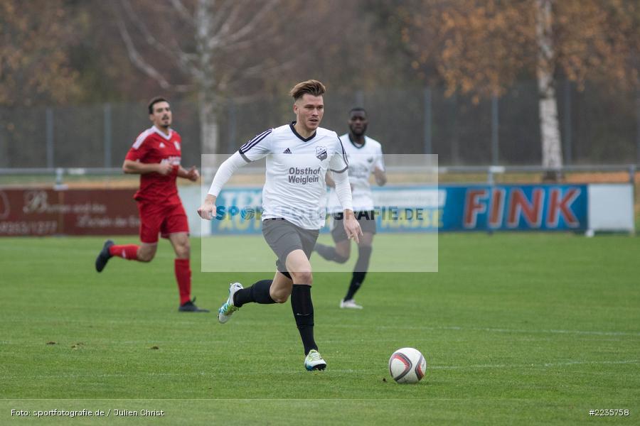 Fabio Feidel, 10.11.2018, Landesliga Nordwest, 1. FC Geesdorf, TSV Karlburg - Bild-ID: 2235758