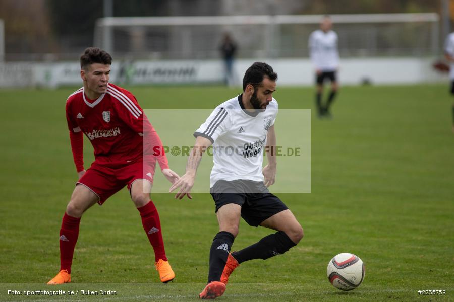 Fazdel Tahir, Jan Wabnitz, 10.11.2018, Landesliga Nordwest, 1. FC Geesdorf, TSV Karlburg - Bild-ID: 2235759