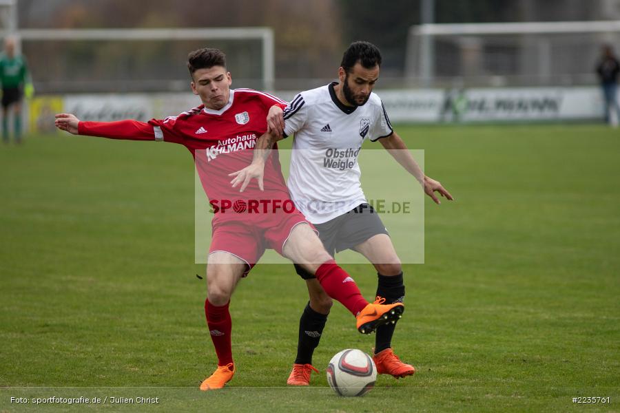 Fazdel Tahir, Jan Wabnitz, 10.11.2018, Landesliga Nordwest, 1. FC Geesdorf, TSV Karlburg - Bild-ID: 2235761