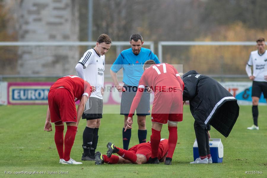 Dominik Höfling, 10.11.2018, Landesliga Nordwest, 1. FC Geesdorf, TSV Karlburg - Bild-ID: 2235786