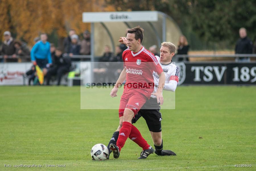 Stefan Weiglein, Marcel Frank, 10.11.2018, Landesliga Nordwest, 1. FC Geesdorf, TSV Karlburg - Bild-ID: 2235800 Stefan Weiglein, Marcel Frank, 10.11.2018, Landesliga Nordwest, 1. FC Geesdorf, TSV Karlburg - Bild-ID: 2235800