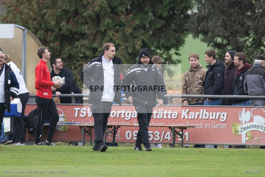 Patrick Sträßer, Daniel Diroll, 10.11.2018, Landesliga Nordwest, 1. FC Geesdorf, TSV Karlburg - Bild-ID: 2235805 Patrick Sträßer, Daniel Diroll, 10.11.2018, Landesliga Nordwest, 1. FC Geesdorf, TSV Karlburg - Bild-ID: 2235805