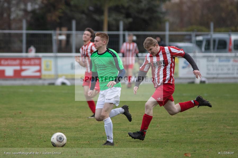 Andreas Eichenseer, Edgar Schneider, 10.11.2018, A-Junioren Kreisliga, JFG Maindreieck Süd, (SG) FV Karlstadt - Bild-ID: 2235809 Andreas Eichenseer, Edgar Schneider, 10.11.2018, A-Junioren Kreisliga, JFG Maindreieck Süd, (SG) FV Karlstadt - Bild-ID: 2235809