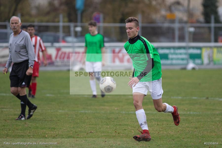Marvin Zimmermann, 10.11.2018, A-Junioren Kreisliga, JFG Maindreieck Süd, (SG) FV Karlstadt - Bild-ID: 2235816