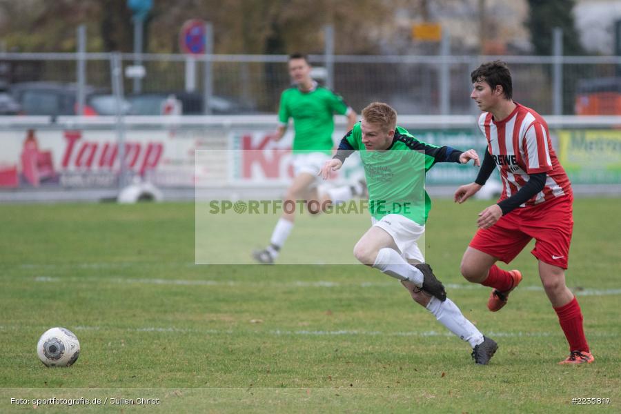 Andreas Eichenseer, Jan Becker, 10.11.2018, A-Junioren Kreisliga, JFG Maindreieck Süd, (SG) FV Karlstadt - Bild-ID: 2235819 Andreas Eichenseer, Jan Becker, 10.11.2018, A-Junioren Kreisliga, JFG Maindreieck Süd, (SG) FV Karlstadt - Bild-ID: 2235819