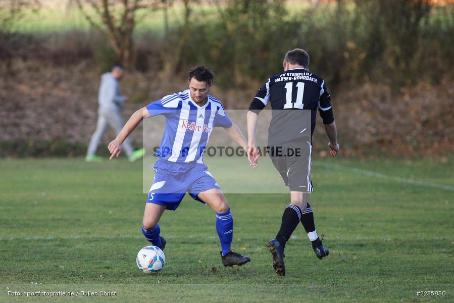Lukas Gröbner, Christian Schmitt, 11.11.2018, Kreisliga Würzburg, TSV Lohr, FV Steinfeld/Hausen-Rohrbach - Bild-ID: 2235830