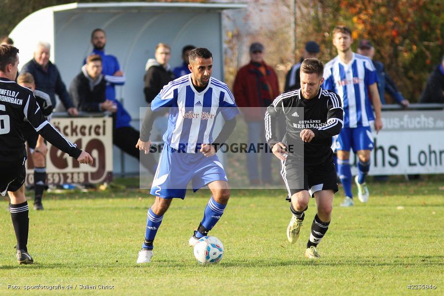 Maximilian Herold, Ferat Demir, 11.11.2018, Kreisliga Würzburg, TSV Lohr, FV Steinfeld/Hausen-Rohrbach - Bild-ID: 2235846