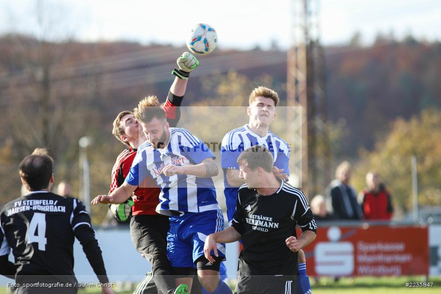 Norman Moreno, Simon Burkart, 11.11.2018, Kreisliga Würzburg, TSV Lohr, FV Steinfeld/Hausen-Rohrbach - Bild-ID: 2235847