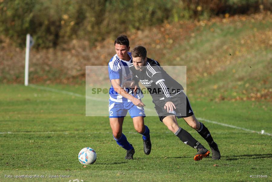 Moritz Rauch, Alessandro Englert, 11.11.2018, Kreisliga Würzburg, TSV Lohr, FV Steinfeld/Hausen-Rohrbach - Bild-ID: 2235848