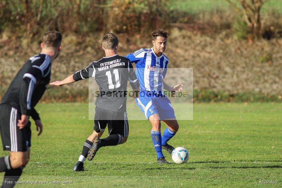 Lukas Gröbner, Christian Schmitt, 11.11.2018, Kreisliga Würzburg, TSV Lohr, FV Steinfeld/Hausen-Rohrbach - Bild-ID: 2235865