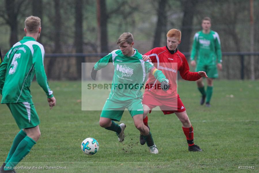 Jannik Schneider, Benjamin Höfling, 25.11.2018, Kreisklasse Würzburg, FC Karsbach, FC Gössenheim - Bild-ID: 2235942 Jannik Schneider, Benjamin Höfling, 25.11.2018, Kreisklasse Würzburg, FC Karsbach, FC Gössenheim - Bild-ID: 2235942
