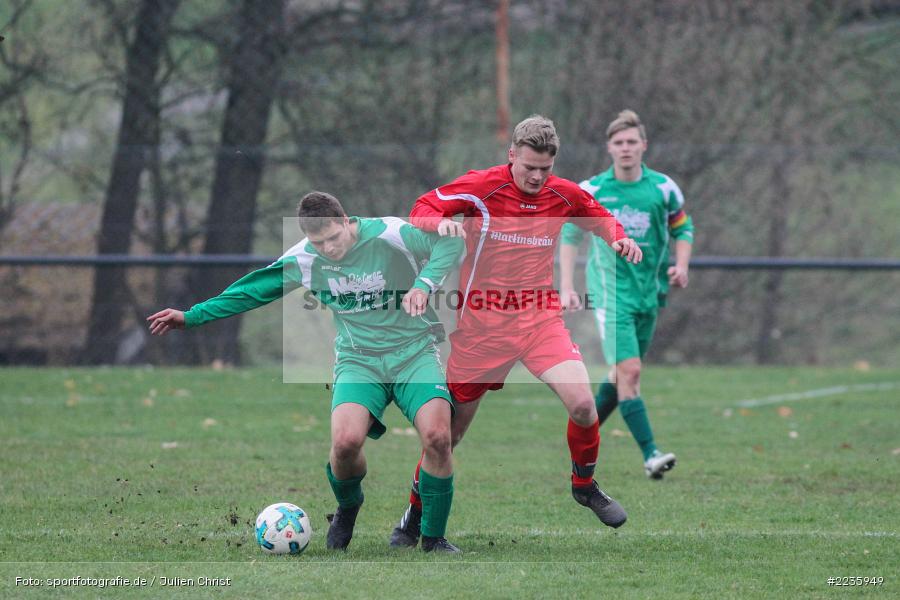 Kilian Wehner, Jonas Heim, 25.11.2018, Kreisklasse Würzburg, FC Karsbach, FC Gössenheim - Bild-ID: 2235949