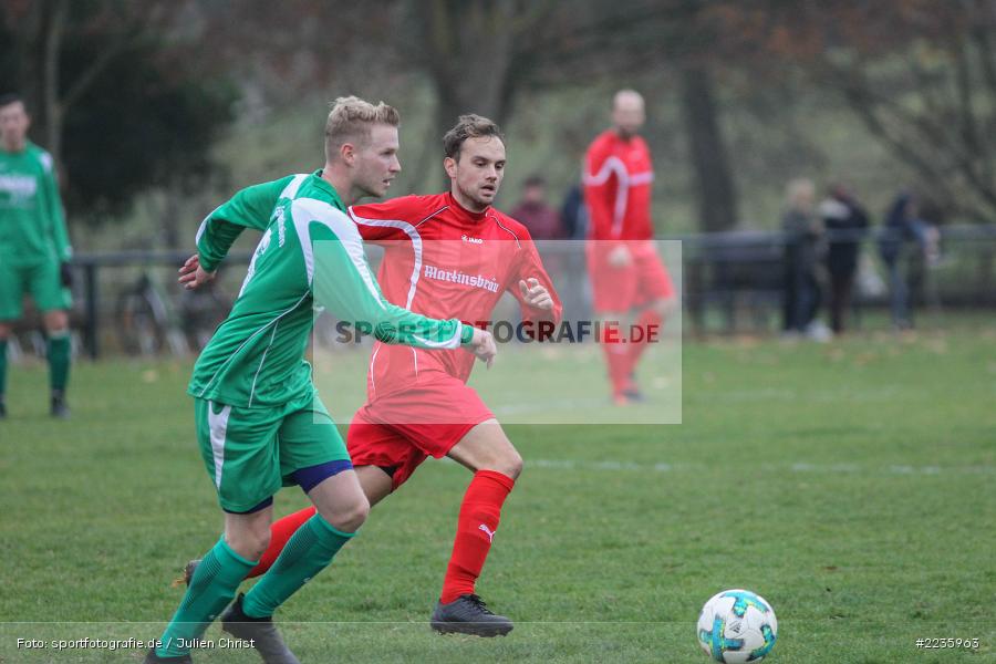 Steffen Lochmann, Benedikt Mühlrath, 25.11.2018, Kreisklasse Würzburg, FC Karsbach, FC Gössenheim - Bild-ID: 2235963
