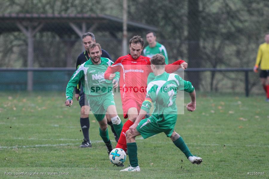 Steffen Lochmann, Benjamin Höfling, Daniel Feser, 25.11.2018, Kreisklasse Würzburg, FC Karsbach, FC Gössenheim - Bild-ID: 2235967 Steffen Lochmann, Benjamin Höfling, Daniel Feser, 25.11.2018, Kreisklasse Würzburg, FC Karsbach, FC Gössenheim - Bild-ID: 2235967