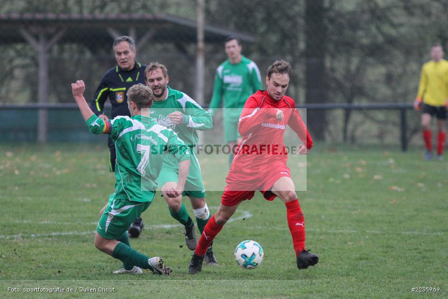 Benjamin Höfling, Steffen Lochmann, 25.11.2018, Kreisklasse Würzburg, FC Karsbach, FC Gössenheim - Bild-ID: 2235969