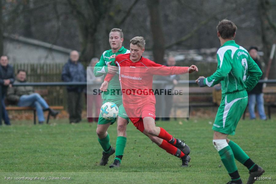 Jonas Heim, Martin Blatterspiel, 25.11.2018, Kreisklasse Würzburg, FC Karsbach, FC Gössenheim - Bild-ID: 2235974