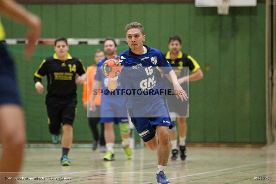 Jonas Holaschke, Handball, Erwin-Ammann-Halle, 09.12.2018, Bezirksliga Nord Männer, TSV Mellrichstadt, TSV Karlstadt - Bild-ID: 2235987