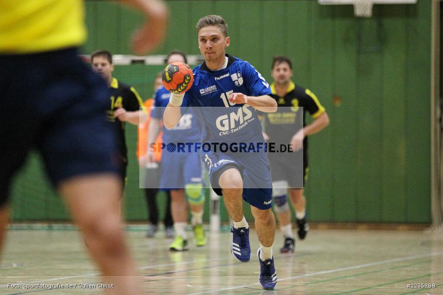Jonas Holaschke, Handball, Erwin-Ammann-Halle, 09.12.2018, Bezirksliga Nord Männer, TSV Mellrichstadt, TSV Karlstadt - Bild-ID: 2235988