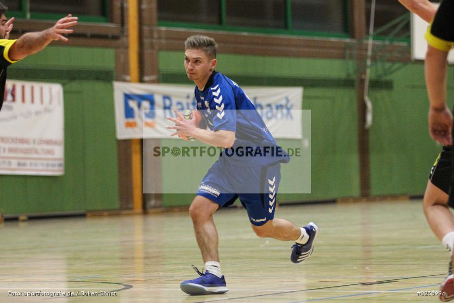 Jonas Holaschke, Handball, Erwin-Ammann-Halle, 09.12.2018, Bezirksliga Nord Männer, TSV Mellrichstadt, TSV Karlstadt - Bild-ID: 2235996