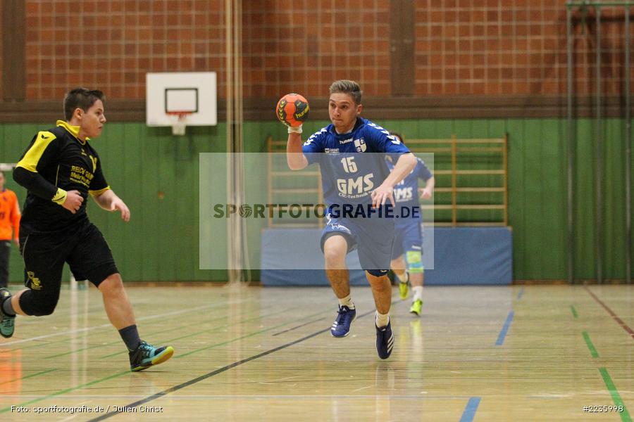 Jonas Holaschke, Handball, Erwin-Ammann-Halle, 09.12.2018, Bezirksliga Nord Männer, TSV Mellrichstadt, TSV Karlstadt - Bild-ID: 2235998