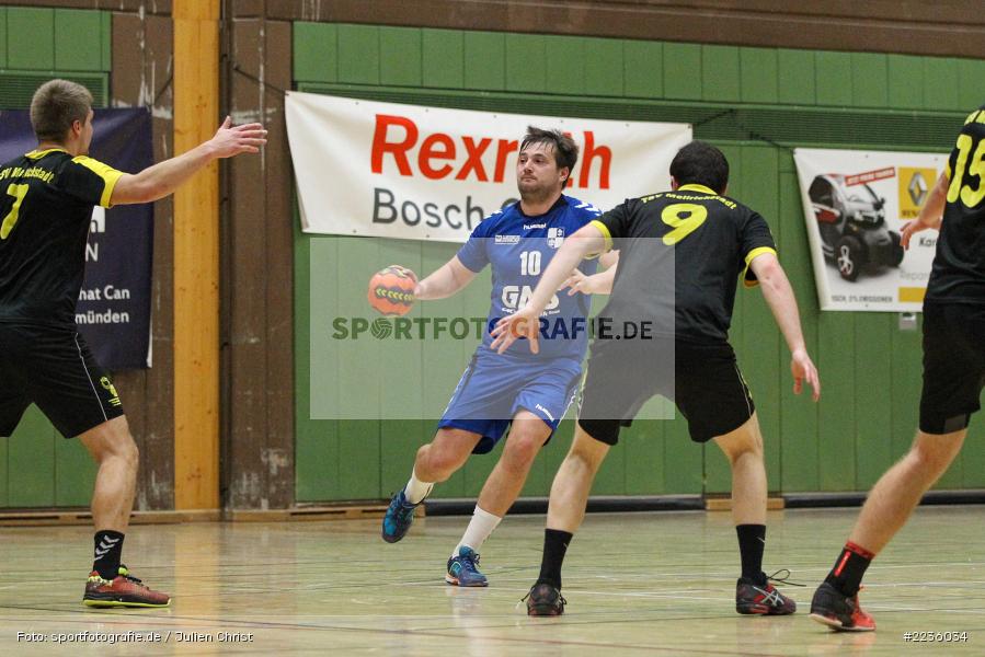 Sebastian Reiss, Handball, Erwin-Ammann-Halle, 09.12.2018, Bezirksliga Nord Männer, TSV Mellrichstadt, TSV Karlstadt - Bild-ID: 2236034