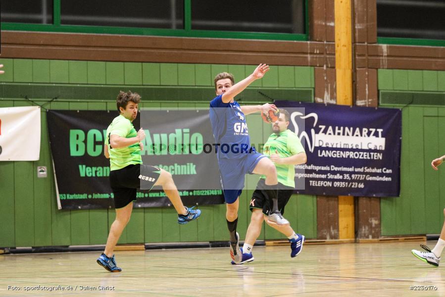 Adrian Schwab, 26.01.2019, Erwin-Ammann-Halle, Handball, DJK Nüdlingen, TSV Karlstadt - Bild-ID: 2236176