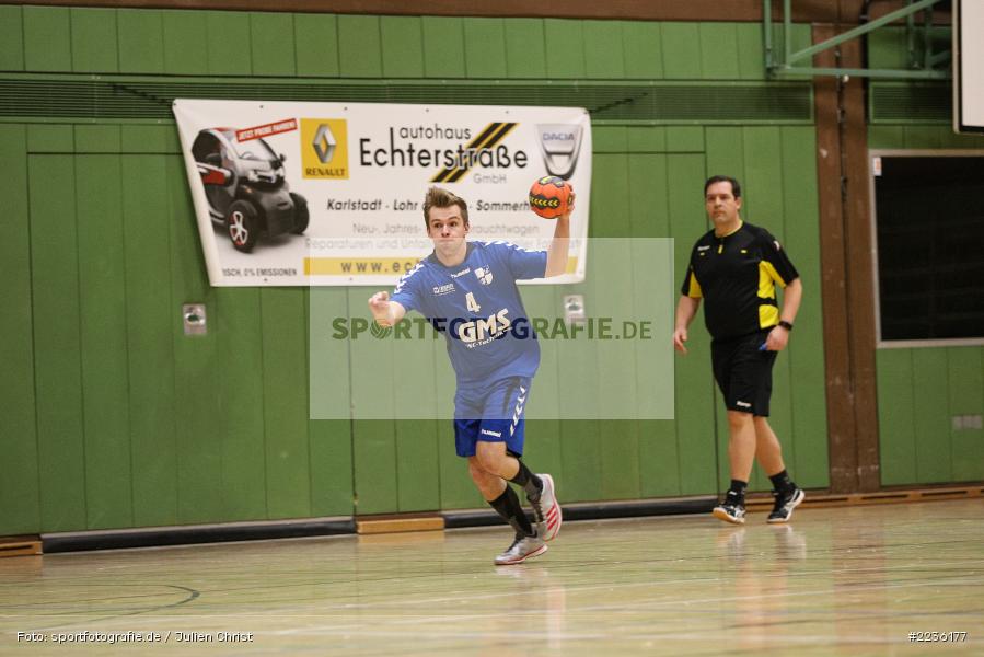 Adrian Schwab, 26.01.2019, Erwin-Ammann-Halle, Handball, DJK Nüdlingen, TSV Karlstadt - Bild-ID: 2236177