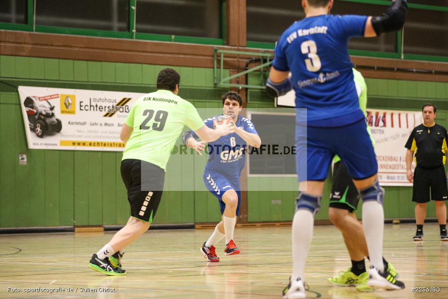 Jonas Rendl, Sebastian Heun, 26.01.2019, Erwin-Ammann-Halle, Handball, DJK Nüdlingen, TSV Karlstadt - Bild-ID: 2236180