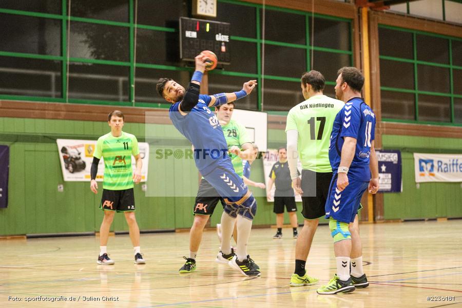 Daniel Born, 26.01.2019, Erwin-Ammann-Halle, Handball, DJK Nüdlingen, TSV Karlstadt - Bild-ID: 2236181