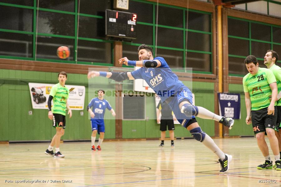 Daniel Born, 26.01.2019, Erwin-Ammann-Halle, Handball, DJK Nüdlingen, TSV Karlstadt - Bild-ID: 2236190