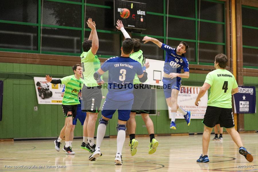 Sebastian Schmid, 26.01.2019, Erwin-Ammann-Halle, Handball, DJK Nüdlingen, TSV Karlstadt - Bild-ID: 2236196