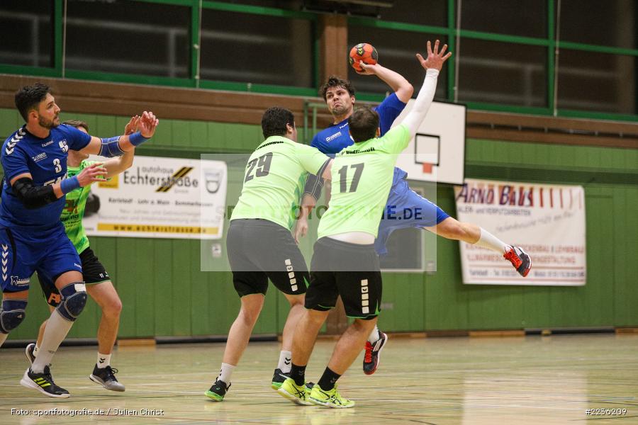 Vincent Przybilla, Jonas Rendl, Sebastian Heun, 26.01.2019, Erwin-Ammann-Halle, Handball, DJK Nüdlingen, TSV Karlstadt - Bild-ID: 2236209