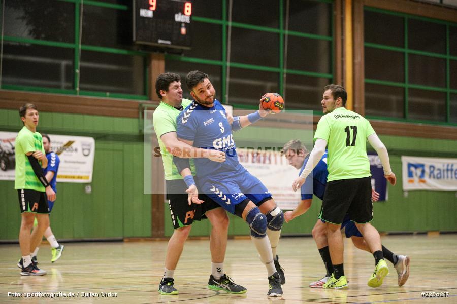 Daniel Born, Jonas Rendl, 26.01.2019, Erwin-Ammann-Halle, Handball, DJK Nüdlingen, TSV Karlstadt - Bild-ID: 2236217