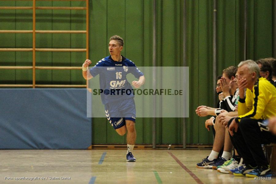 Jonas Holaschke, Erwin-Ammann-Halle, 17.02.2019, Handball, HSV Thüngersheim, TSV Karlstadt - Bild-ID: 2236218 Jonas Holaschke, Erwin-Ammann-Halle, 17.02.2019, Handball, HSV Thüngersheim, TSV Karlstadt - Bild-ID: 2236218
