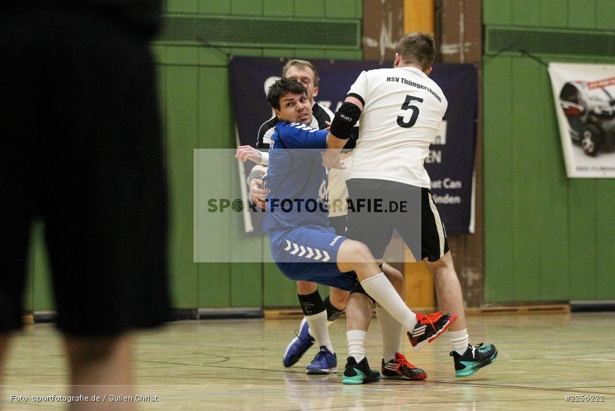 Florian Wolf, Sebastian Heun, Erwin-Ammann-Halle, 17.02.2019, Handball, HSV Thüngersheim, TSV Karlstadt - Bild-ID: 2236222
